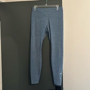 Nike Dri-Fit Leggings Blue Large